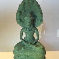 Bronze seated Buddha figure